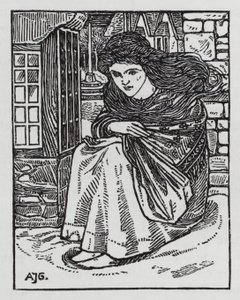 Hans Christian Andersen: The Little Match Girl (litho)