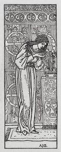 Hans Christian Andersen: Thumbelina (litho) 作者 亚瑟·约瑟夫·加斯金
