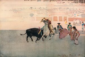 Picadors，塞维利亚，1893年，1906年 作者 亚瑟·梅尔维尔