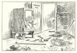 公元 1100 年，皇家窃贼（石版画）