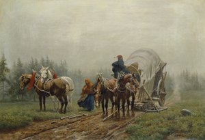 破碎的货车，1862年 作者 亚瑟·尼库托夫斯基（Arthur Nikutowski）