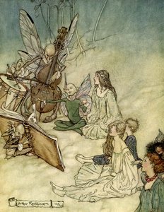仲夏夜之梦 作者 亚瑟·拉克汉姆（Arthur Rackham）