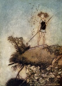 仲夏夜之梦 作者 亚瑟·拉克汉姆（Arthur Rackham）