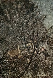 仲夏夜之梦 作者 亚瑟·拉克汉姆（Arthur Rackham）