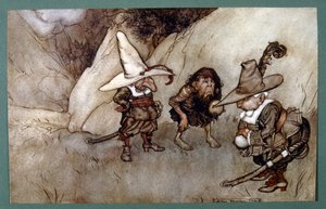 美国作家华盛顿的一篇短篇小说（插图 作者 亚瑟·拉克汉姆（Arthur Rackham）