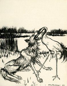 伊索寓言 作者 亚瑟·拉克汉姆（Arthur Rackham）