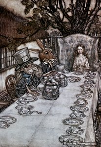 爱丽丝梦游仙境》，1917年 作者 亚瑟·拉克汉姆（Arthur Rackham）