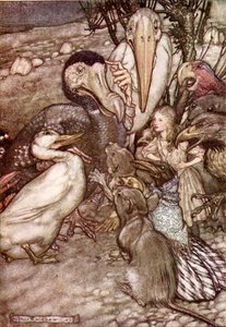 刘易斯卡罗尔的“爱丽丝梦游仙境” 作者 亚瑟·拉克汉姆（Arthur Rackham）
