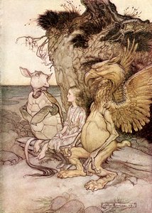 刘易斯卡罗尔的“爱丽丝梦游仙境” 作者 亚瑟·拉克汉姆（Arthur Rackham）