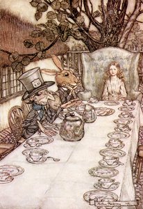 爱丽丝漫游奇境记》，刘易斯-卡罗尔著 作者 亚瑟·拉克汉姆（Arthur Rackham）