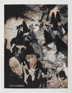 因为我要去圣艾夫斯 作者 亚瑟·拉克汉姆（Arthur Rackham）