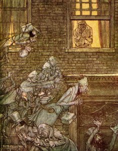 查尔斯狄更斯的圣诞颂歌 作者 亚瑟·拉克汉姆（Arthur Rackham）