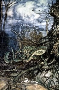 龙 作者 亚瑟·拉克汉姆（Arthur Rackham）