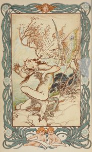 《莎士比亚故事集》卷首页 作者 亚瑟·拉克汉姆（Arthur Rackham）