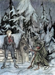 亨利克易卜生的同伴 作者 亚瑟·拉克汉姆（Arthur Rackham）