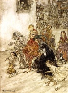 鹅妈妈的插图 作者 亚瑟·拉克汉姆（Arthur Rackham）