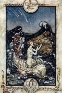 亚瑟·拉克汉姆 (1867-1939) 为威廉·莎士比亚的夏夜之梦绘制的插图 作者 亚瑟·拉克汉姆（Arthur Rackham）