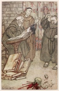 1907年Rheims寒鸦的例证 作者 亚瑟·拉克汉姆（Arthur Rackham）