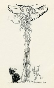 杰克和豆茎 作者 亚瑟·拉克汉姆（Arthur Rackham）