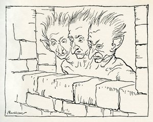 巨人杀手杰克 作者 亚瑟·拉克汉姆（Arthur Rackham）