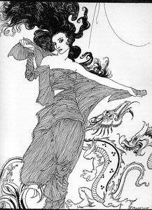 埃德加-爱伦-坡的 "Ligeia 作者 亚瑟·拉克汉姆（Arthur Rackham）
