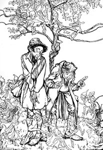 小弟弟和小妹妹，1917年，1923年 作者 亚瑟·拉克汉姆（Arthur Rackham）
