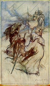 威廉莎士比亚的麦克白 作者 亚瑟·拉克汉姆（Arthur Rackham）