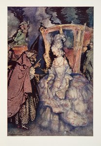 现在，灰姑娘，你可能会去;但请记住吗？来自The Arthur Rackham Fairy Book，pub。 1933年 作者 亚瑟·拉克汉姆（Arthur Rackham）
