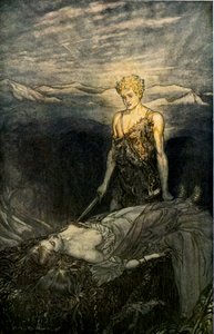 齐格弗里德 作者 亚瑟·拉克汉姆（Arthur Rackham）