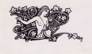 最甜蜜的回声，最甜蜜的若虫，来自Comus的插图，约翰米尔顿（1608-74），1921年出版 作者 亚瑟·拉克汉姆（Arthur Rackham）