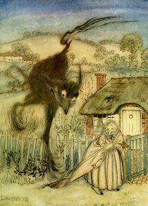 妖怪怪兽》（The Bogey Beast 作者 亚瑟·拉克汉姆（Arthur Rackham）