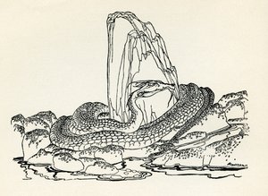 懒惰的虫子 作者 亚瑟·拉克汉姆（Arthur Rackham）
