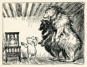 三只熊 作者 亚瑟·拉克汉姆（Arthur Rackham）
