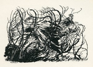 井的三个头 作者 亚瑟·拉克汉姆（Arthur Rackham）