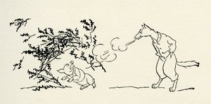 三只小猪》（The Three Little Pigs 作者 亚瑟·拉克汉姆（Arthur Rackham）