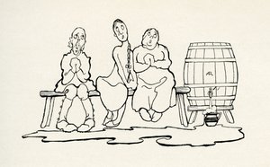 三个傻子 作者 亚瑟·拉克汉姆（Arthur Rackham）