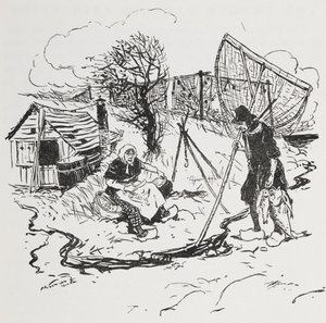 渔夫和他的妻子 作者 亚瑟·拉克汉姆（Arthur Rackham）