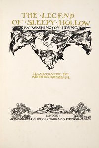 标题页，来自Washngton Irving的传说（1783  -  1859年），酒吧。 1928年 作者 亚瑟·拉克汉姆（Arthur Rackham）