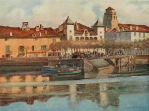巴斯克地区。Lohobiague, St Jean de Luz (彩色印刷)