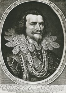 乔治-维利尔斯公爵巴克金汉姆（1592-1628 年）。英国政治家，詹姆斯一世和查理一世的宠臣。 作者 艺术家未知