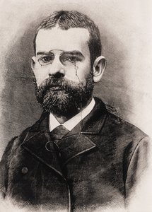 CLARIN, Leopoldo Alas y Urena，又名（1852-1901 年）。西班牙作家。雕刻 作者 艺术家未知