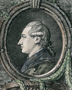 约翰-沃尔夫冈-冯-歌德（1749-1832 年）。德国人文主义者和作家。蚀刻版画。 作者 艺术家未知