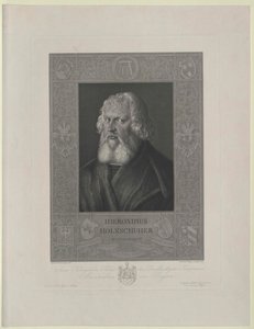 Hieronymus Holzschuher（印刷品） 作者 艺术家未知