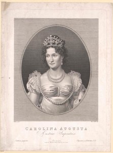 巴伐利亚公主（1792-1873） 卡洛琳 作者 艺术家未知