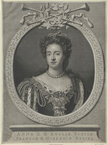 英国女王安妮（印刷品） 作者 艺术家未知