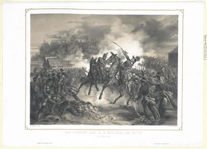 1848 年 10 月 6 日 K.K.军官在塔博尔的战斗 作者 艺术家未知