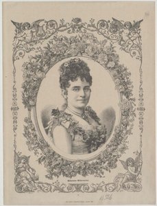 Wilhelmine Mitterwurzer（印刷品） 作者 艺术家未知