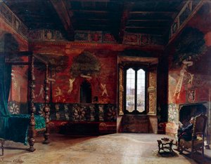 室内，阿图罗-法拉利（1861-1932），布面油画 作者 阿图罗·法拉利（Arturo Ferrari）