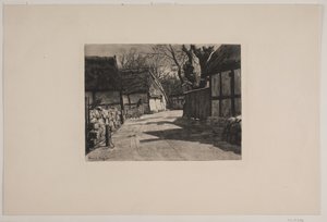 乡村街道 作者 Arvid Aae