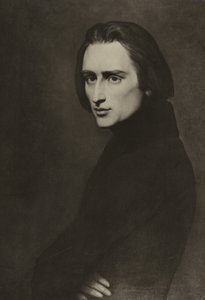Franz Liszt，匈牙利作曲家 作者 艾瑞·谢弗（Ary Scheffer）